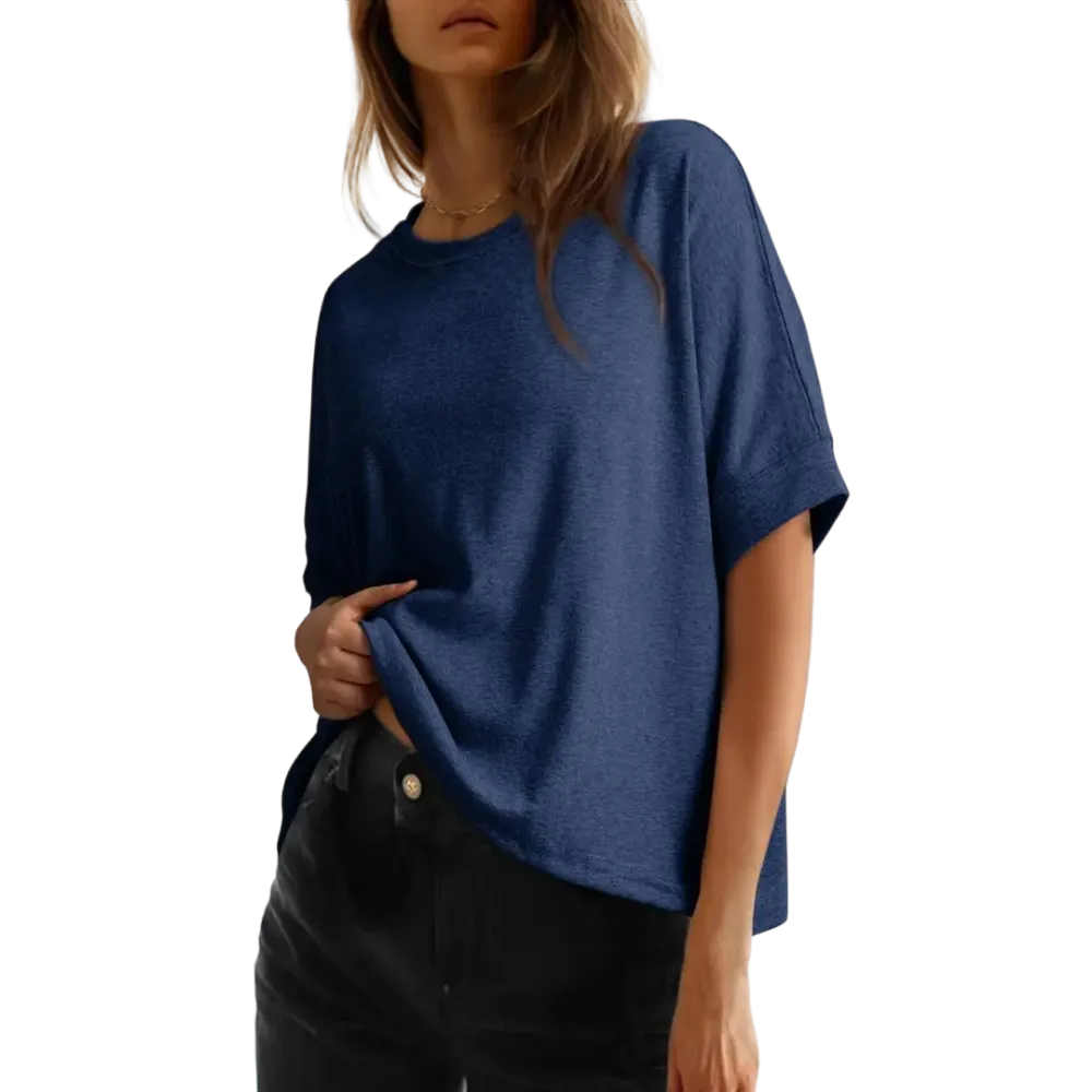 🔥Women'S Tops For Women 2026 Loose Oversized Basic Tee Comfortable Soft Fabric Flattering Fit