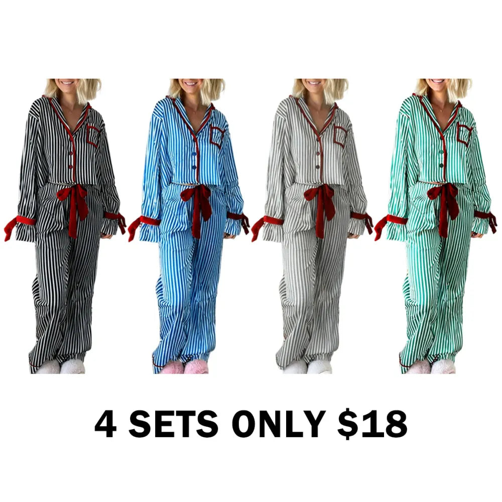 Striped Pajama Set