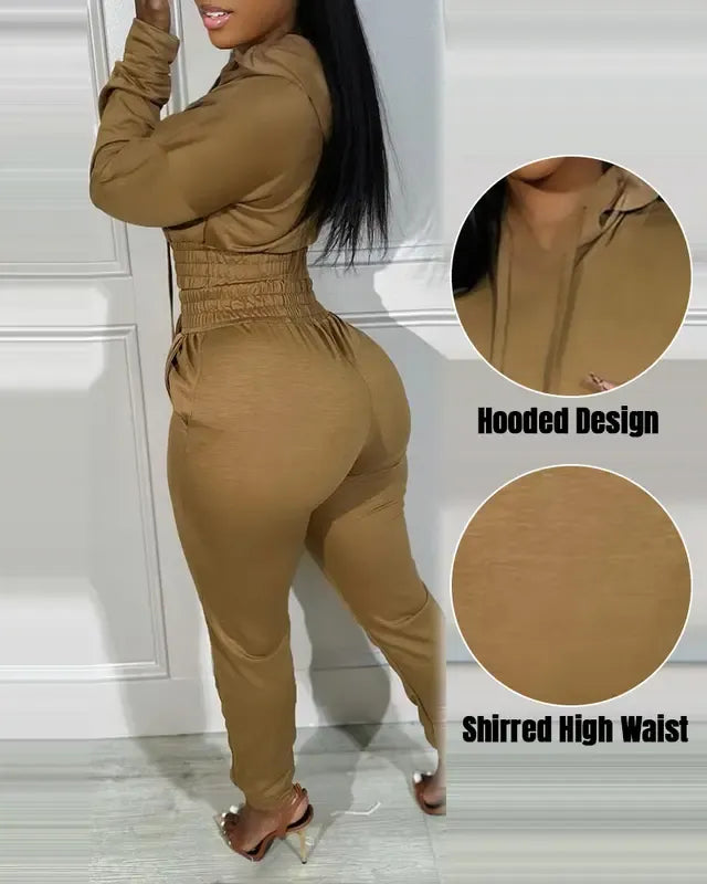 2 Piece Outfits Lounge Hoodie