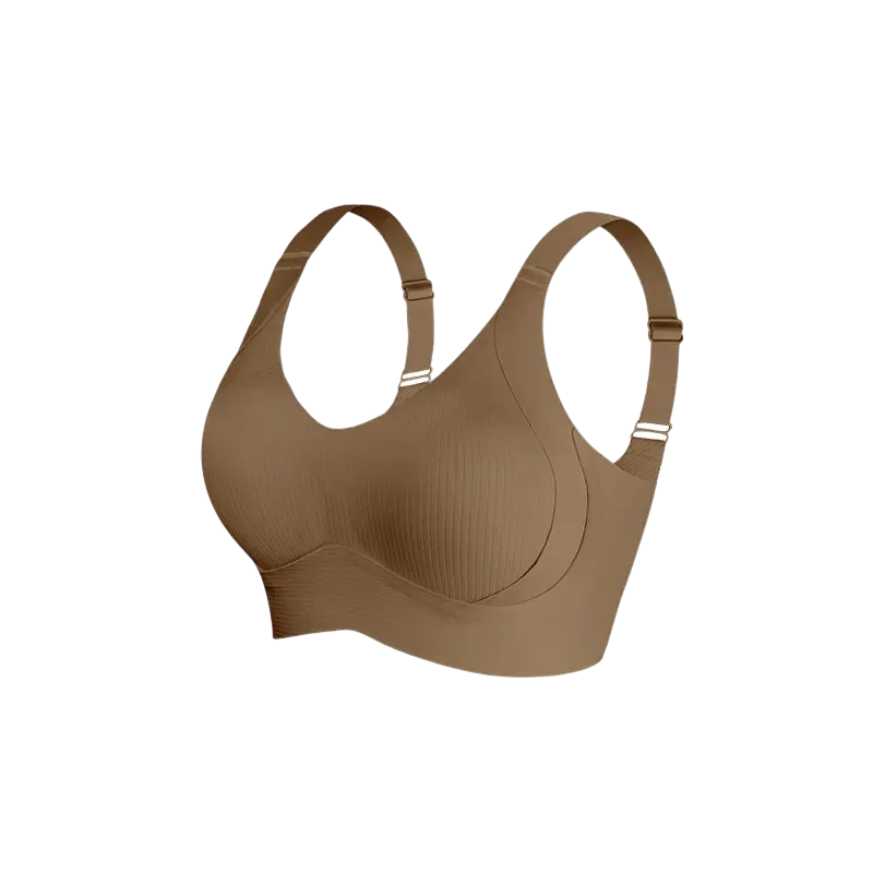 Women's Solid Wireless Bra, ComfortableBreathable Push Up Bra
