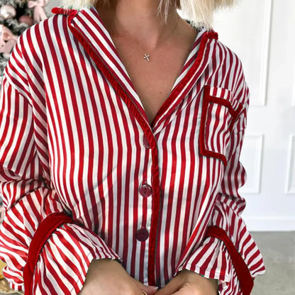 Striped Pajama Set