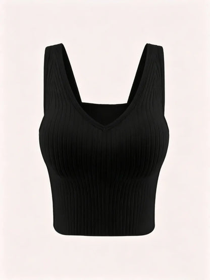 Women's Solid Backless Bra with Removable Pads