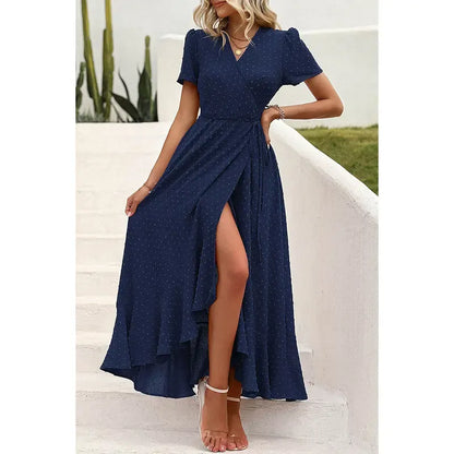 Women's Summer Wrap Maxi Dress