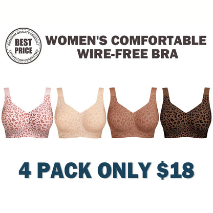 🔥Women'S Comfortable Wire-Free Bra🔥8-Pack - All Colors Included, Only $24