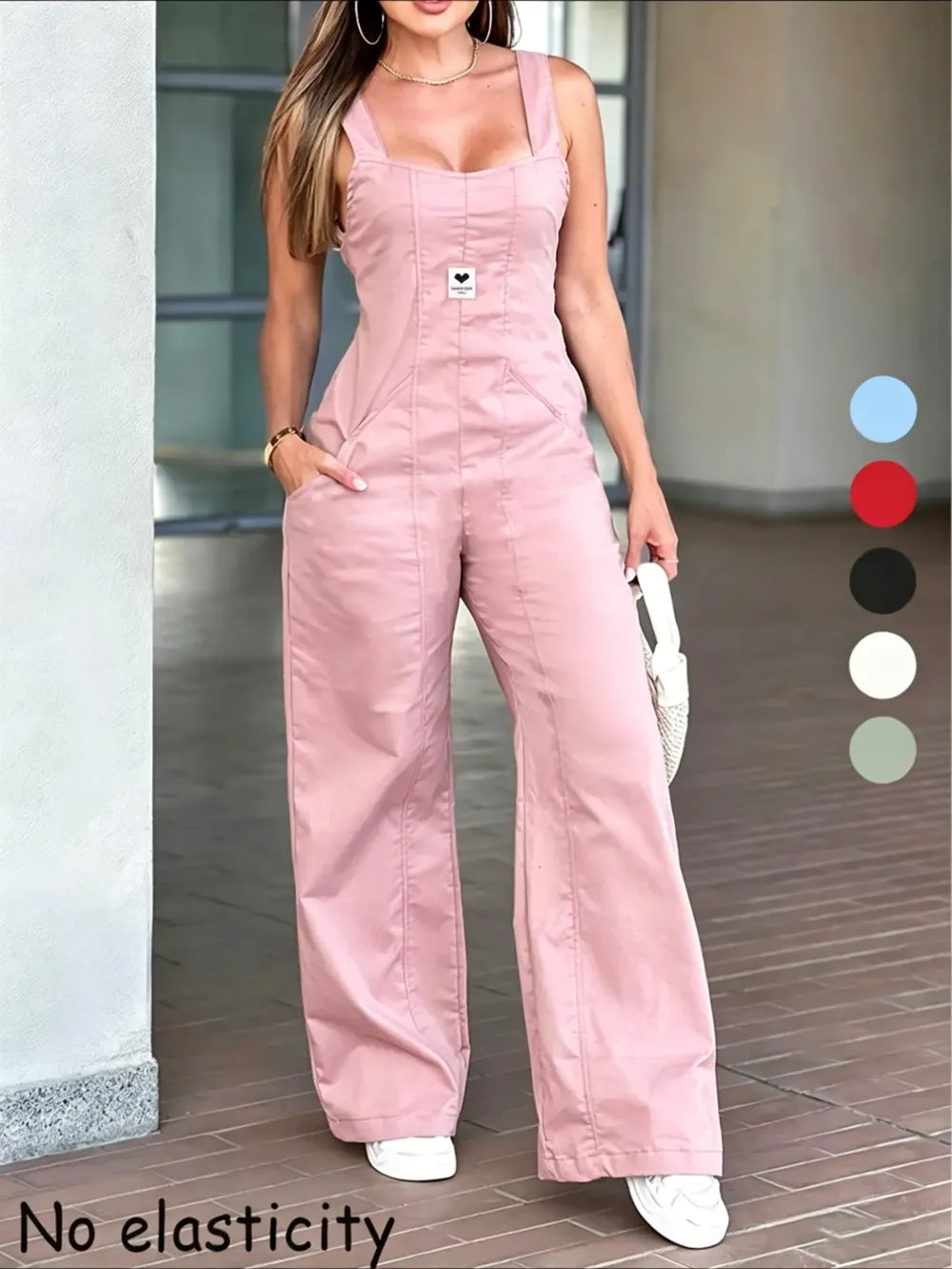 Women's Sleeveless Overalls