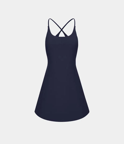 Plush Backless Active Dress-Easy Peezy