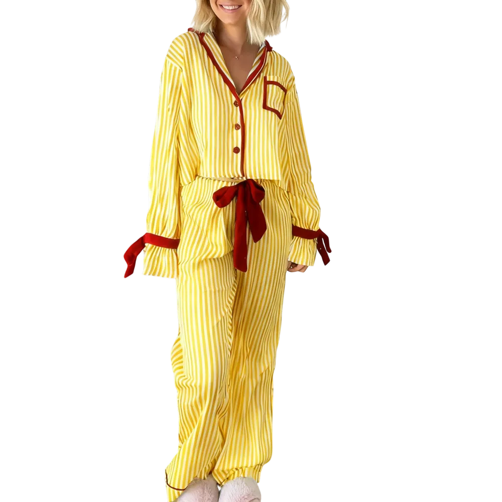 Striped Pajama Set