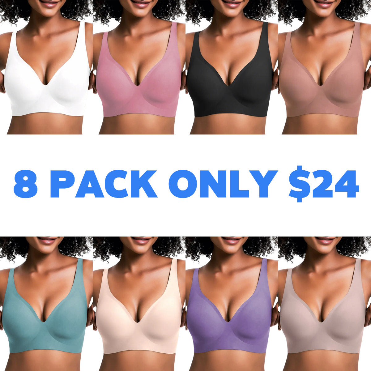 Jelly Wireless Womens Comfortable Wireless Bras