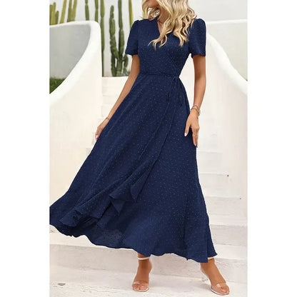 Women's Summer Wrap Maxi Dress