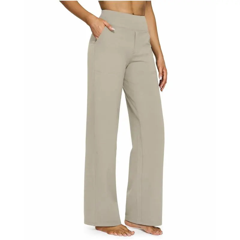 🔥8- PACK Women Loose High-Waist Business Casual Pants