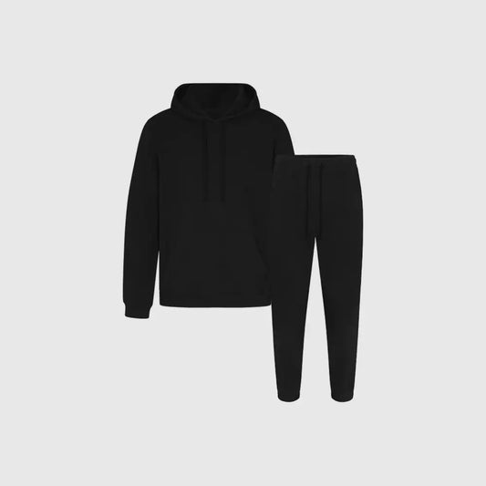Black Hoodie & Jogger Set