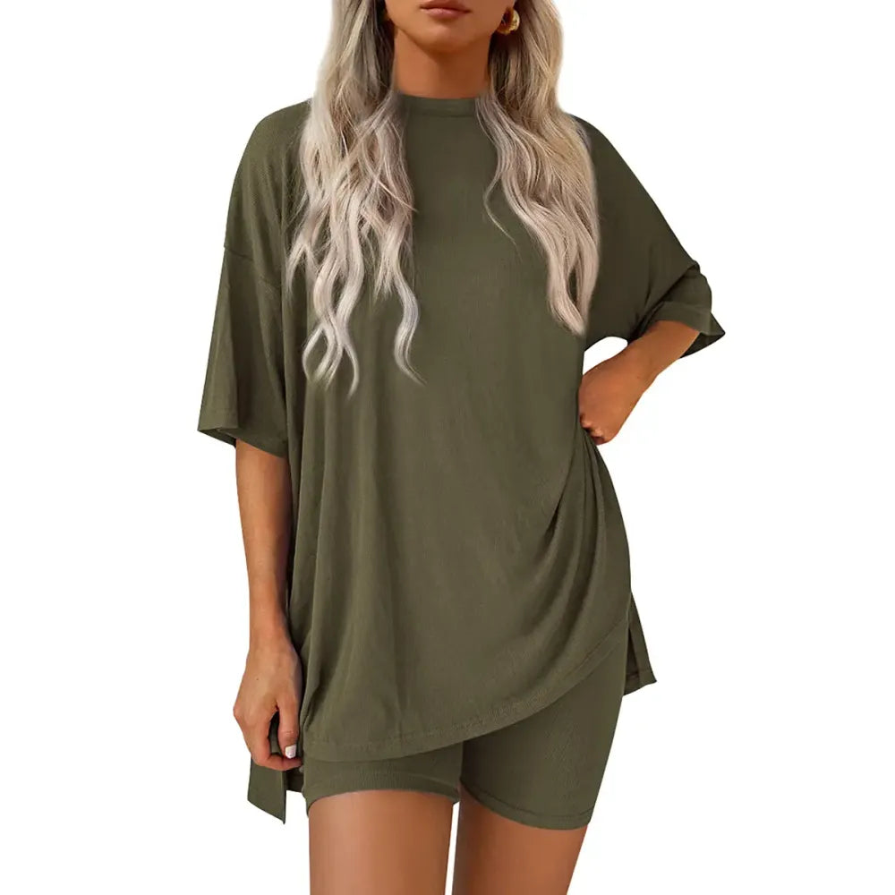 Crewneck Two-Piece Set
