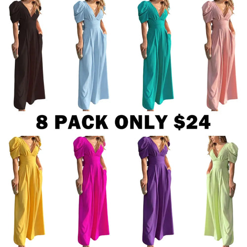 Puff Sleeve Jumpsuit