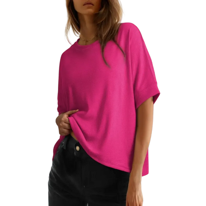 🔥Women'S Tops For Women 2026 Loose Oversized Basic Tee Comfortable Soft Fabric Flattering Fit