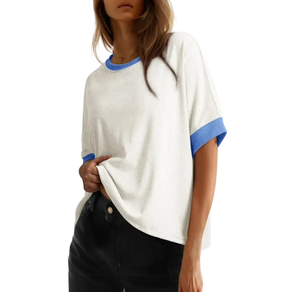 🔥Women'S Tops For Women 2026 Loose Oversized Basic Tee Comfortable Soft Fabric Flattering Fit
