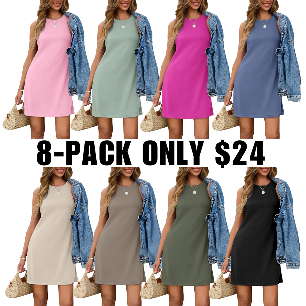 Fashion Summer Sundress Casual Tank Dress for Women
