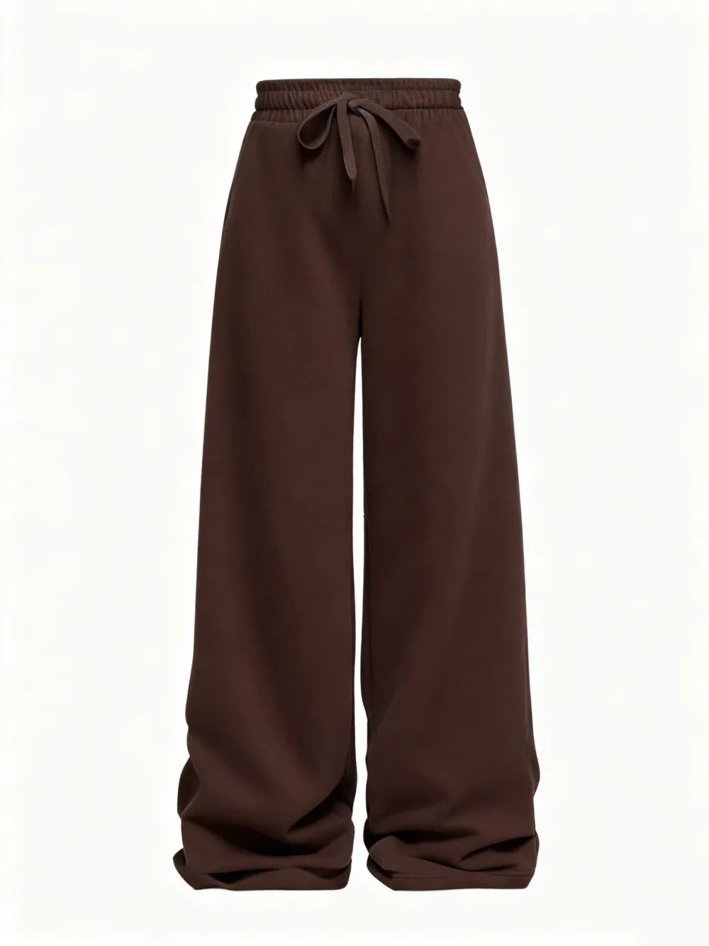 Solid Color Drawstring Pants
