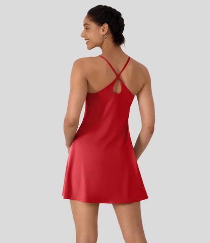 Plush Backless Active Dress-Easy Peezy