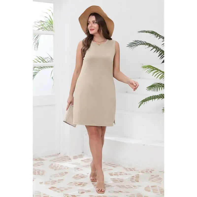 Casual Summer Sundresses Sleeveless Tank Dress