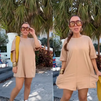 Women's Oversized Athletic Jumpsuit