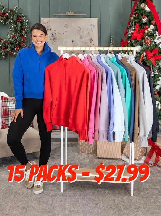 Fleece Funnel Neck Pullover In Two Lengths