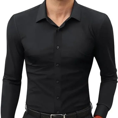 Men’s Long-Sleeve Stretch Shirt