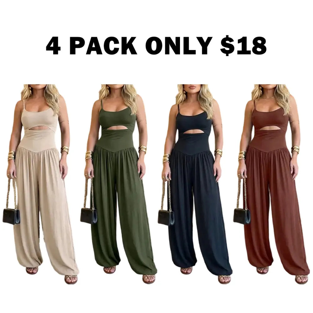 Women's Cut-out Cami Jumpsuit