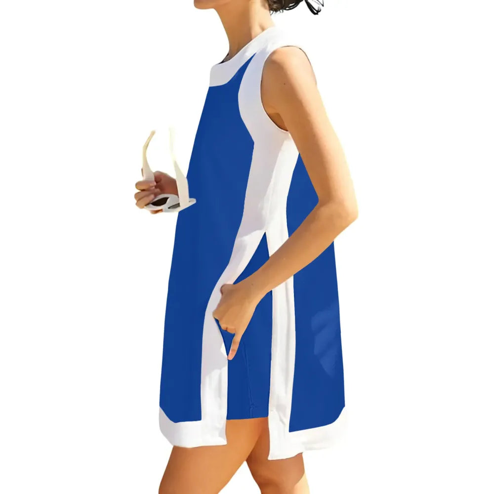 Women's Casual Color Block Two Piece Sets