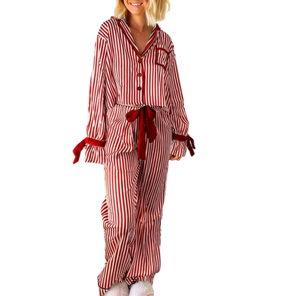 Striped Pajama Set