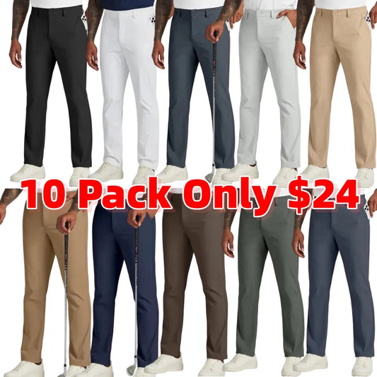 Men's Golf Stretch Straight Leg Pants