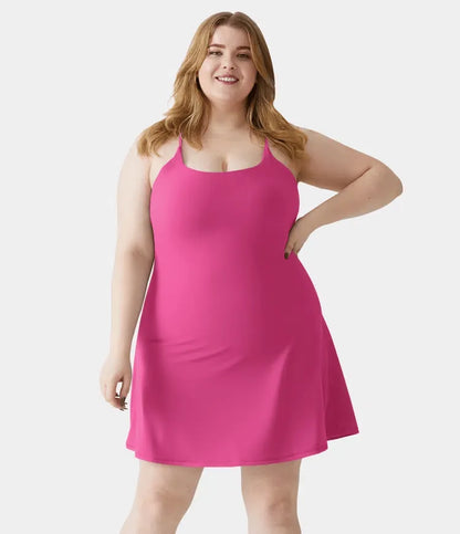 Plush Backless Active Dress-Easy Peezy