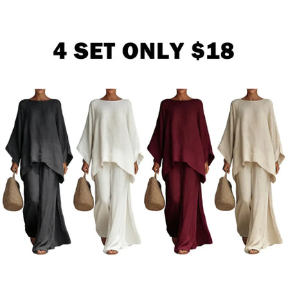 Boho Linen Two Piece Set