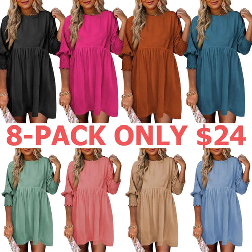 Women's Black Summer Tunic Dress