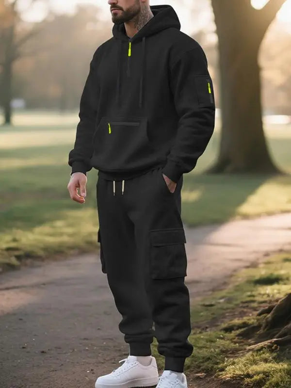 Men's Winter Heavyweight Fleece Lined Set