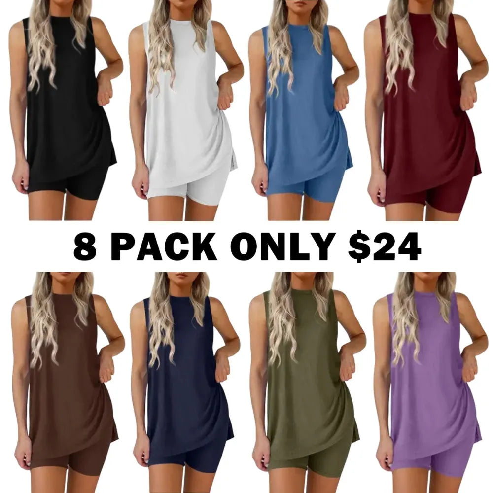 Women's 2-Piece Lounge Shorts Set